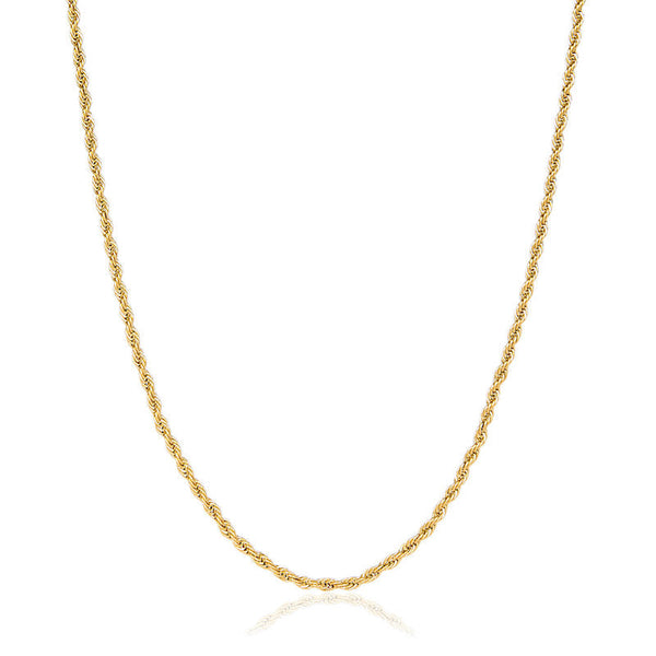 3mm Rope Chain - Gold