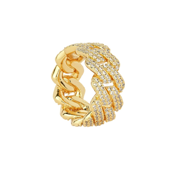Cuban Prong Ring - Gold